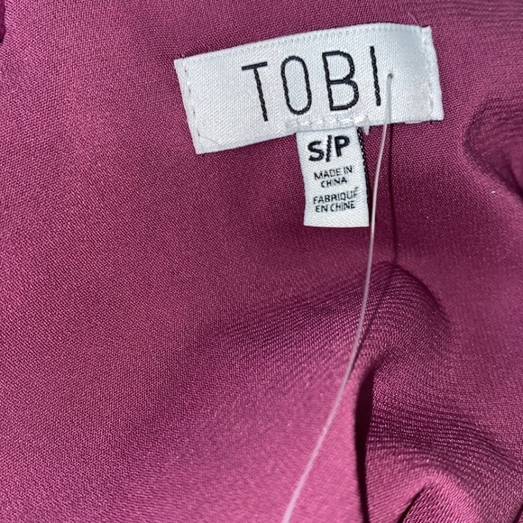 Tobi purple embroidered maxi dress size small new with tags - Picture 5 of 8